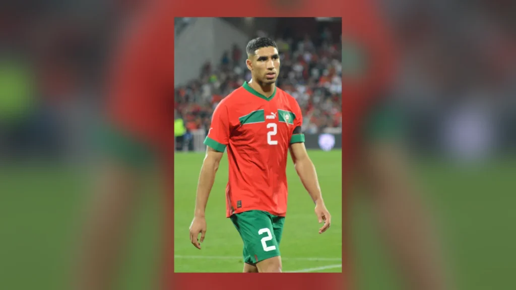 Achraf Hakimi avec la sélection marocaine, en septembre 2023.