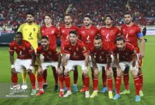L’équipe d’Al Ahly posant avant une rencontre du Mondial des clubs en février 2022.
