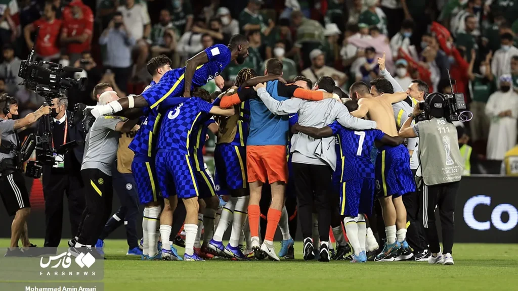 N’Golo Kanté célèbre avec Chelsea lors de la finale du Mondial des clubs 2022.