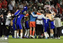 N’Golo Kanté célèbre avec Chelsea lors de la finale du Mondial des clubs 2022.