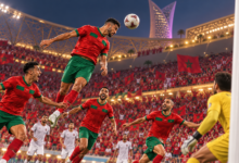 Maroc Mondial 2022 — illustration éditoriale générée pour FootBantu.