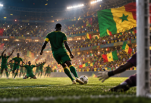 Sénégal CAN 2021 — illustration éditoriale générée pour FootBantu.