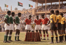 CAN 1957 : à Khartoum, le premier chapitre d’une compétition continentale — illustration éditoriale générée pour FootBantu.