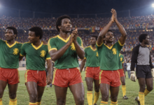 Cameroun 1982 : une première Coupe du monde sans défaite — illustration éditoriale générée pour FootBantu.