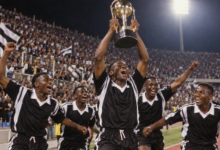 Orlando Pirates 1995 : le titre africain qui a changé l’histoire du club — illustration éditoriale générée pour FootBantu.