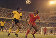 Ouganda 1978 : le parcours des Cranes jusqu’à leur première finale — illustration éditoriale générée pour FootBantu.