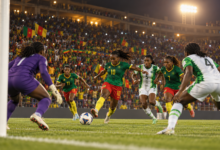 Cameroun 2016 : les Lionnes indomptables tout près du sacre — illustration éditoriale générée pour FootBantu.