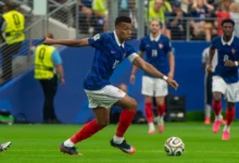 Kylian Mbappé en action avec l’équipe de France