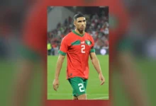 Achraf Hakimi avec la sélection marocaine