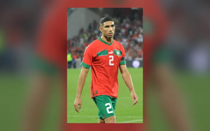 Achraf Hakimi avec la sélection marocaine